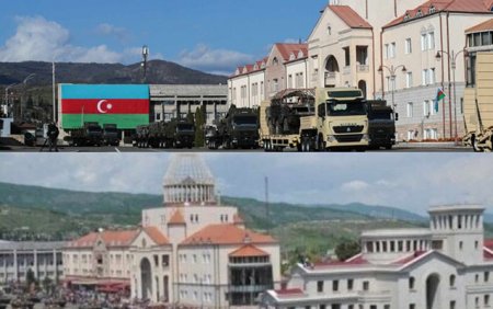 Xankəndidə 2 parad, tək gerçək! - Fotolar Xankəndidə 2 parad, tək gerçək! - Fotolar