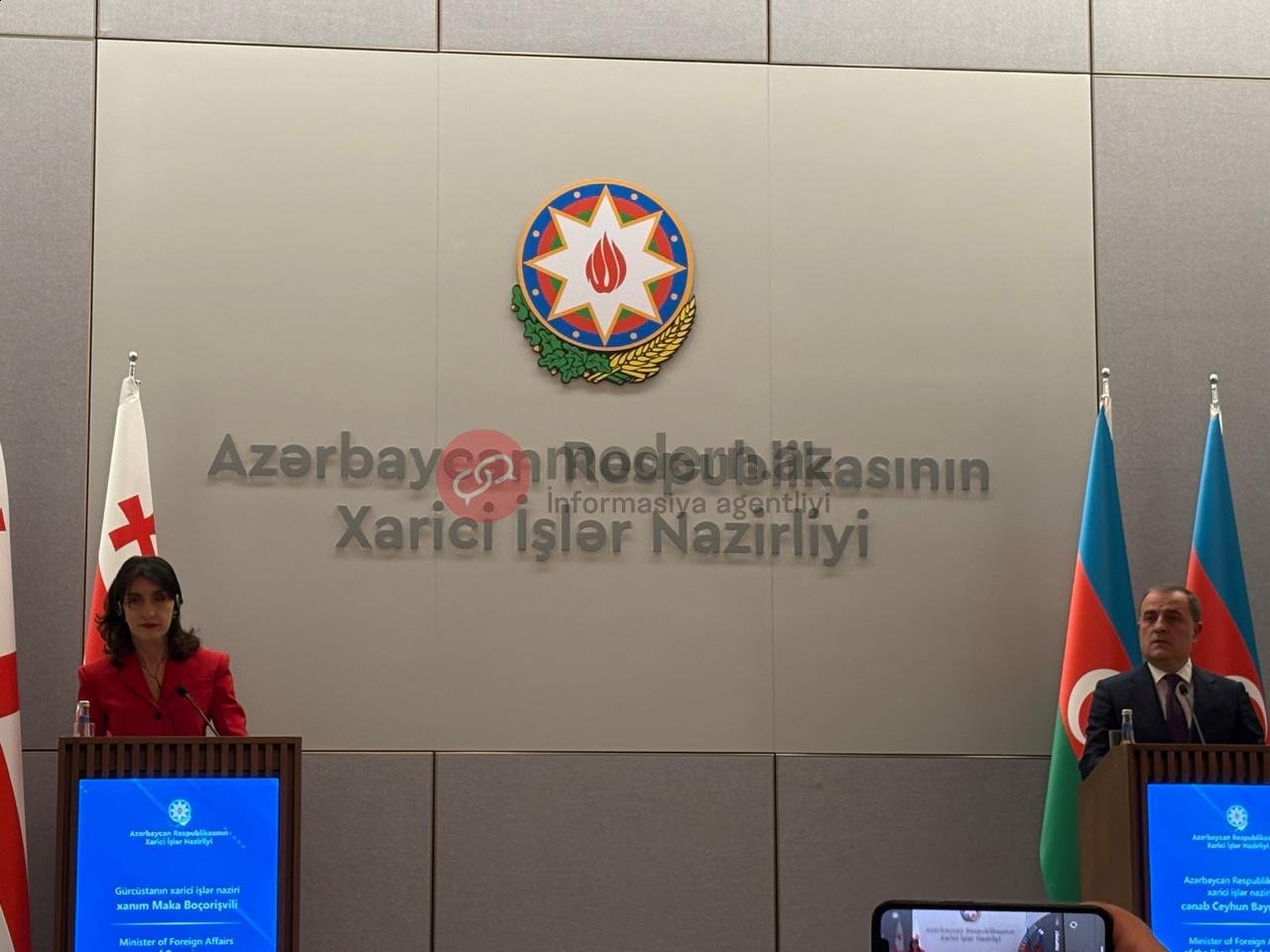 Boçoroşivili nazir kimi ilk səfərini Azərbaycana edib Boçoroşivili nazir kimi ilk səfərini Azərbaycana edib